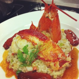 Lobster Risotto with Fennel and Tomatoes