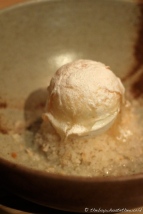 Snowball meringue, lime sorbet, mango puree & lychee granita (@ A.Wong - London)