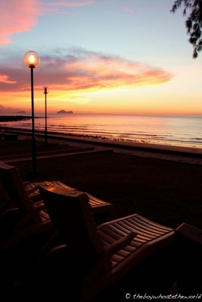 Sunset at Damai Beach Resort